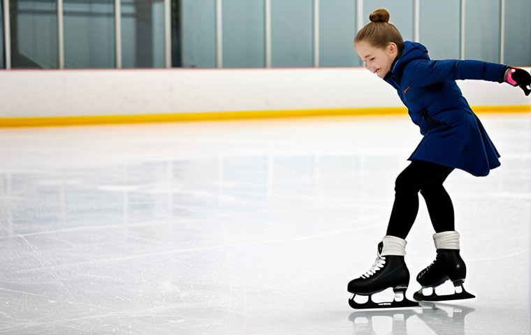 스케이트 입문자 추천 모델 - Recreational Ice Skates**

"Close-up shot of a pair of recreational ice skates, fully clothed, showc...