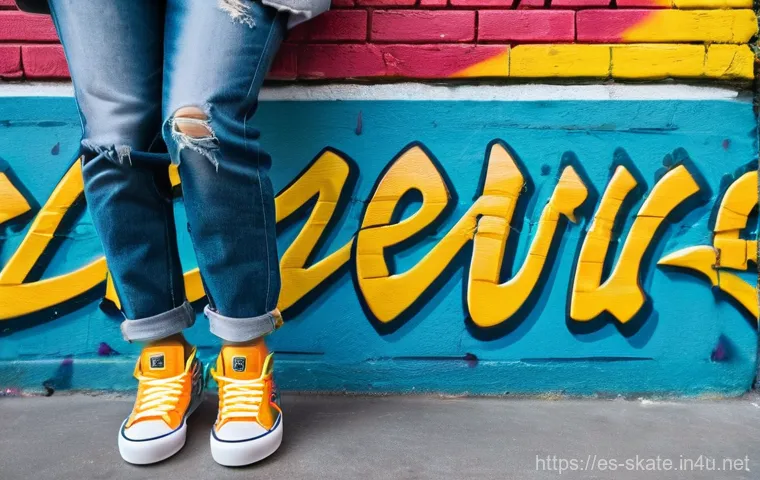 스케이트화 맞춤 제작 - **Comfort and Ergonomics of Custom Skate Shoes:** A clean, studio-style shot of a pair of custom ska...