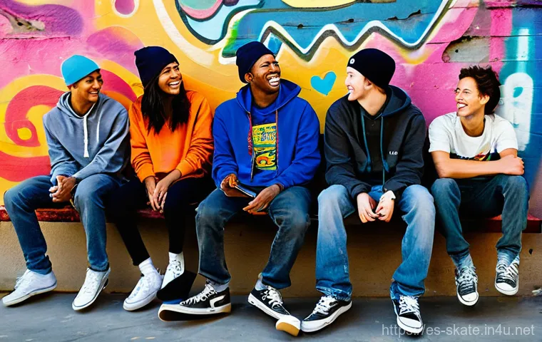 스케이트 운동의 심리적 이점 - **Prompt 2: Triumph and Resilience on the Skateboard**
    "A young, determined skateboarder, mid-ac...