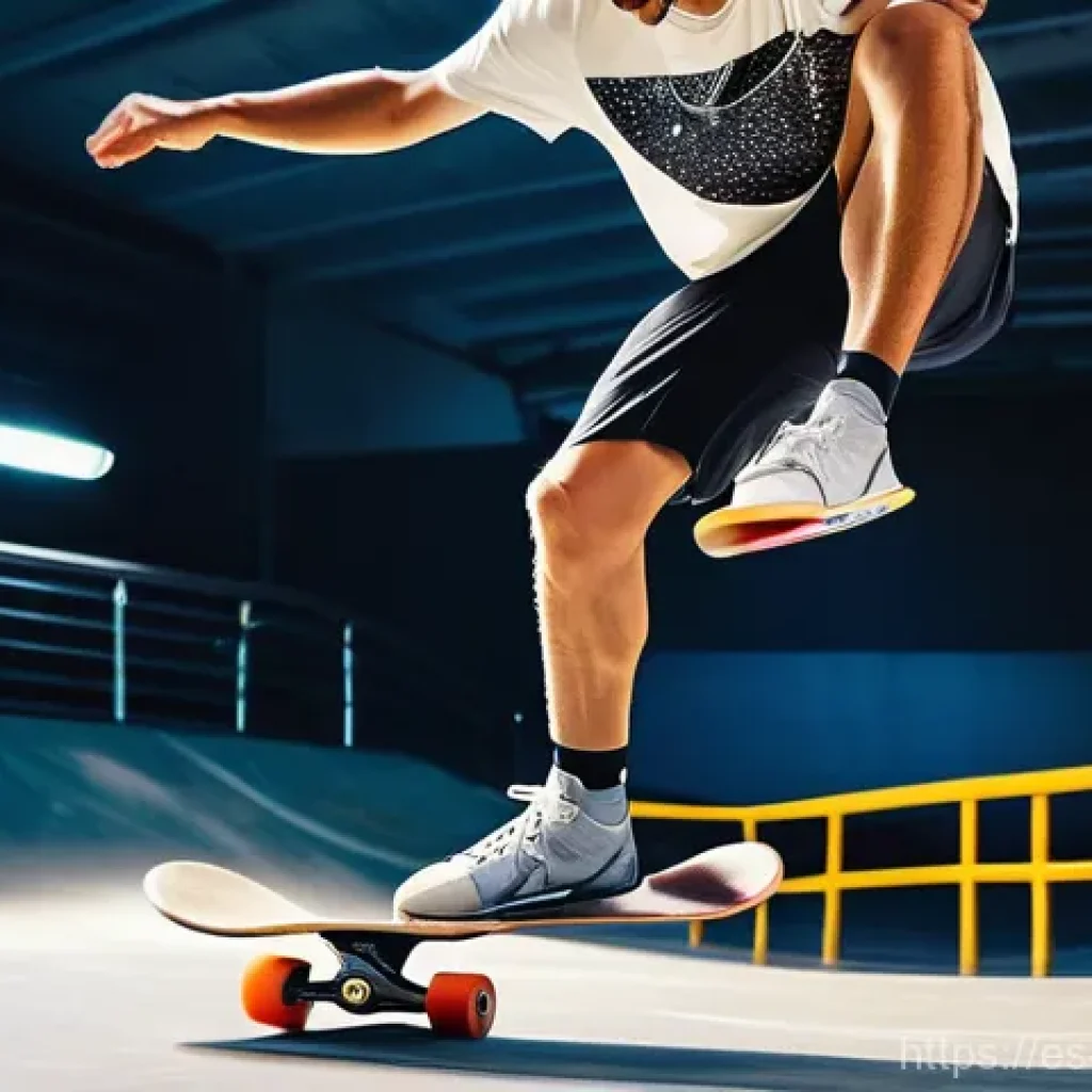 스케이트 동영상 강의 - **Prompt 1: Detailed Observation and AI Analysis**
    "A vibrant, dynamic shot of a young, determin...