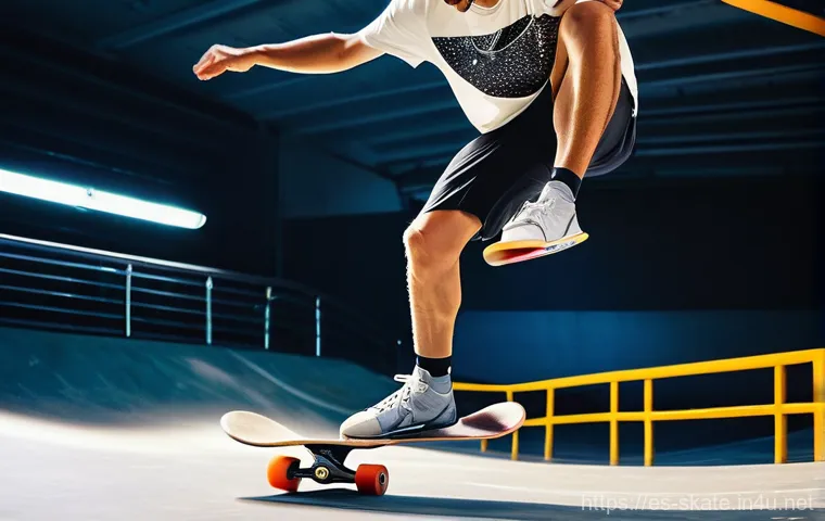 스케이트 동영상 강의 - **Prompt 1: Detailed Observation and AI Analysis**
"A vibrant, dynamic shot of a young, determin...