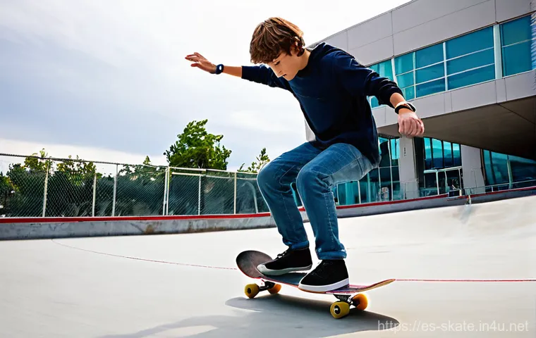 스케이트 동영상 강의 - **Prompt 2: Essential Gear and Community Spirit**
    "A diverse group of young skaters (male and fe...