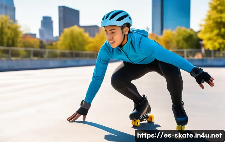 스케이트 복장 추천 - A young adult wearing breathable, moisture-wicking synthetic sportswear designed for roller skating ...